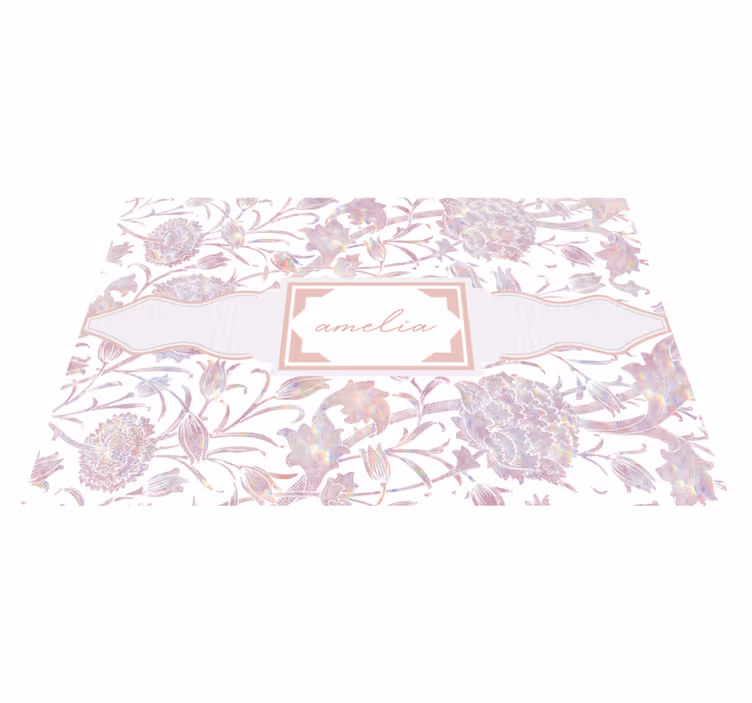 Custom Thistle Personalised placemats - TenStickers