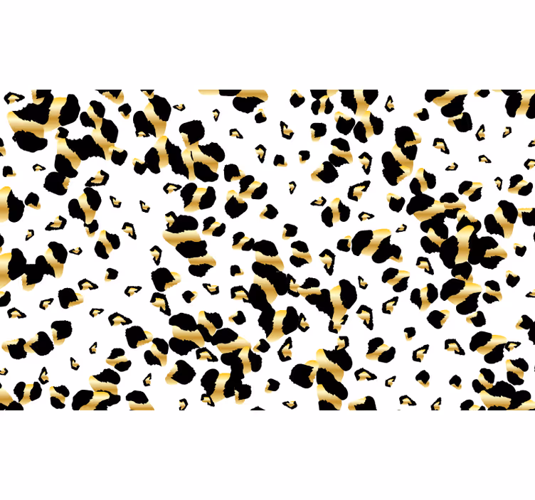 Africa wall mural leopard print design - TenStickers