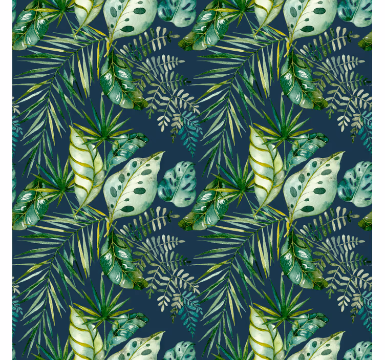 Wall mural jungle jungle print foliage design - TenStickers