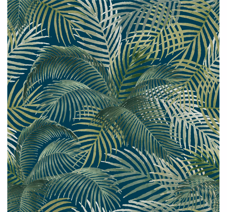 Wall mural jungle tropical african plants decor - TenStickers