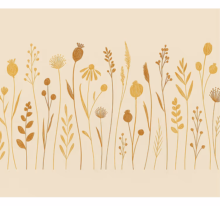 Wall mural beige trendy essential beige - TenStickers