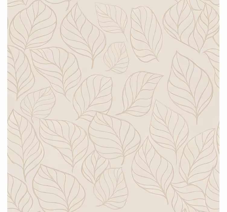 Wall mural beige with beige and white pattern - TenStickers