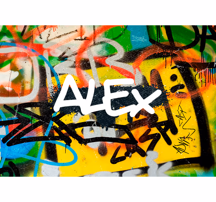 Urban art wall mural customizable urban spray - TenStickers
