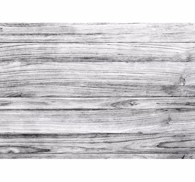 Stone wall mural textured grey wood design - TenStickers