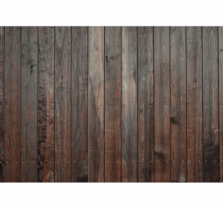 Wood square  Wood Wall Mural - TenStickers