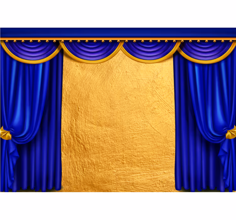 Other wall mural pattern golden textured panels - TenStickers