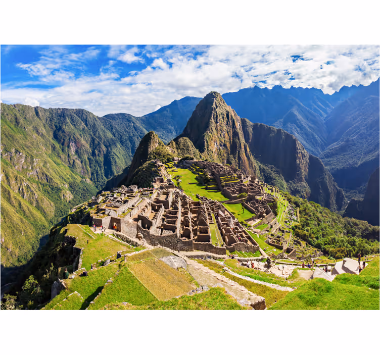 Machu Picchu Landscape wall mural city - TenStickers