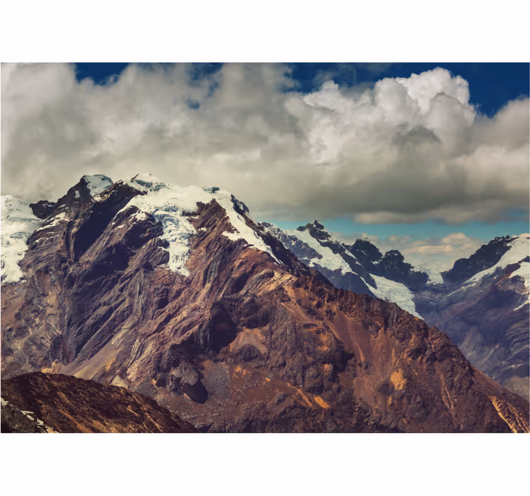Grand Icy Summits mountain wall mural - TenStickers