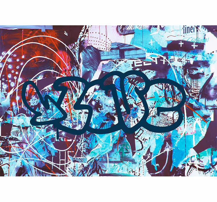 Urban art wall mural colorful urban street art - TenStickers