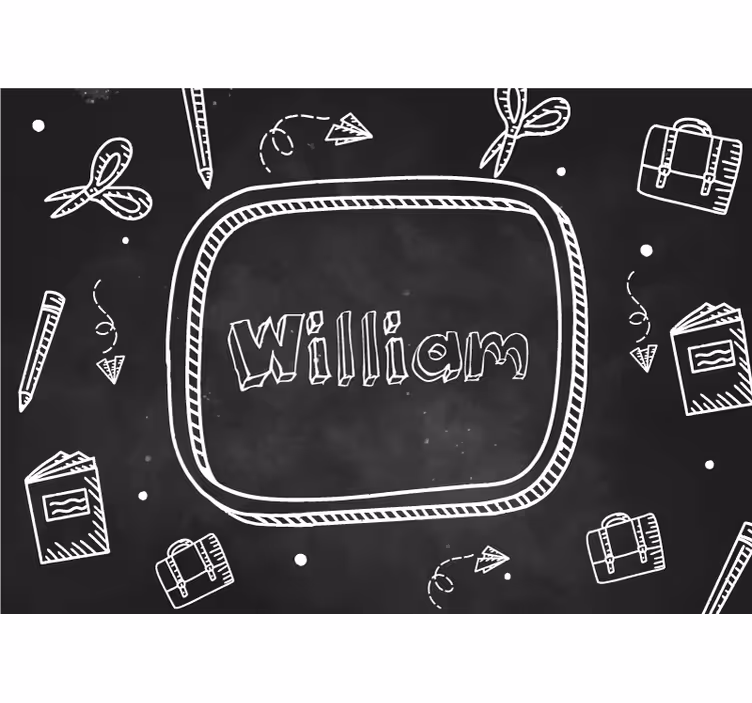 Custom Name Design wall mural text - TenStickers
