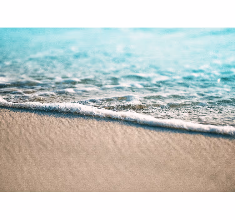 Sea wall mural gentle water waves - TenStickers