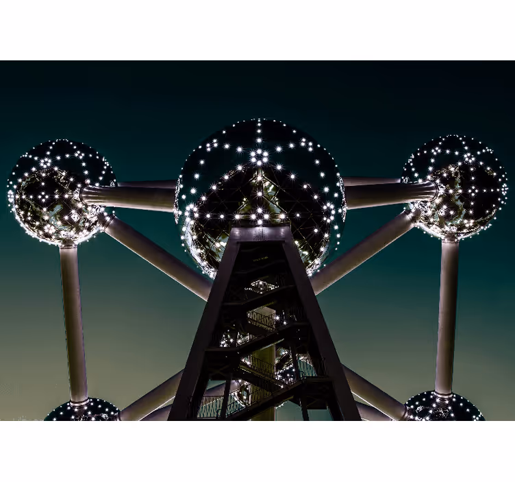 Brussels Atomium Structure wall mural city - TenStickers