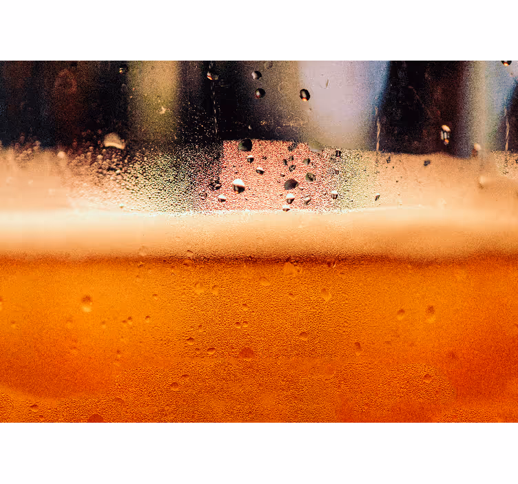 Beer Liquid kitchen wall mural - TenStickers