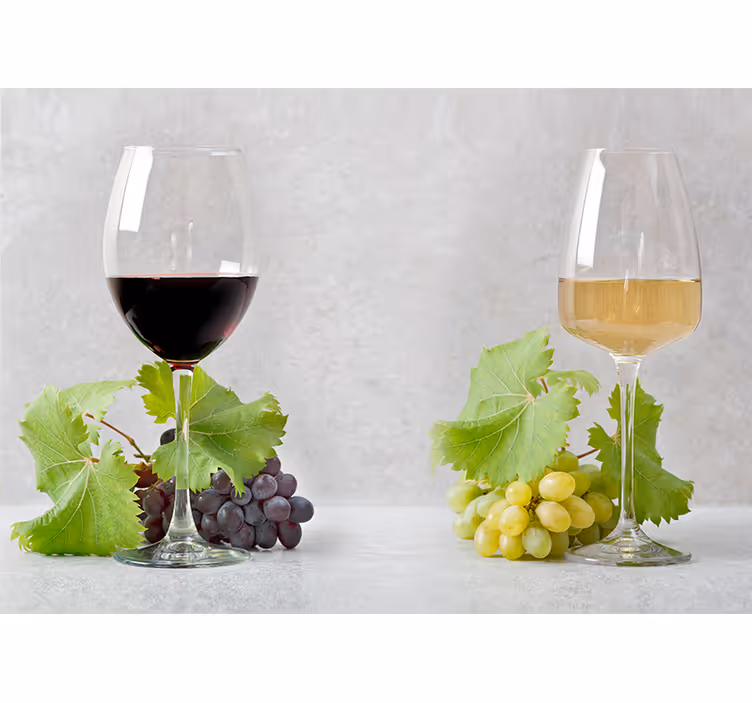 Wall mural music grapes and wine - TenStickers