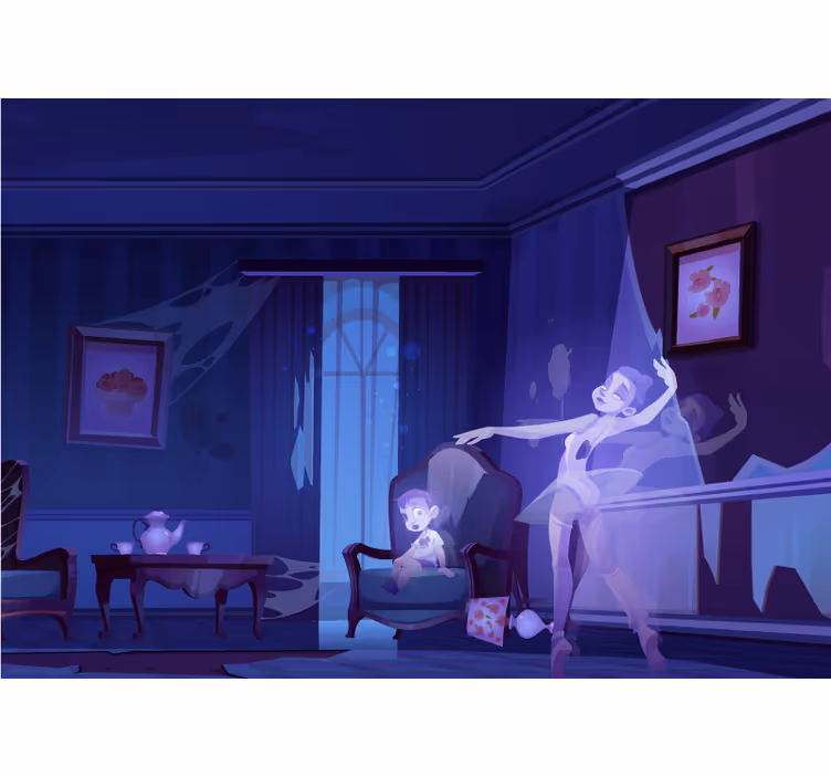 Ballet Fairy Dance wall mural music - TenStickers
