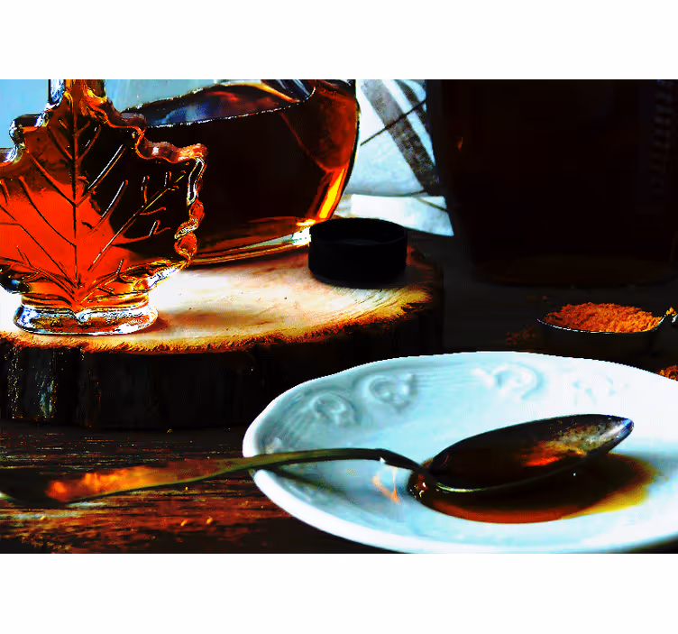 Maple Syrup Delight urban art wall mural - TenStickers