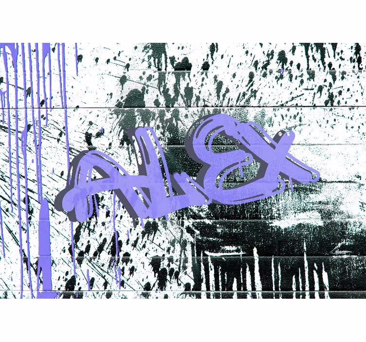 Personalizable Urban Tag urban art wall mural - TenStickers