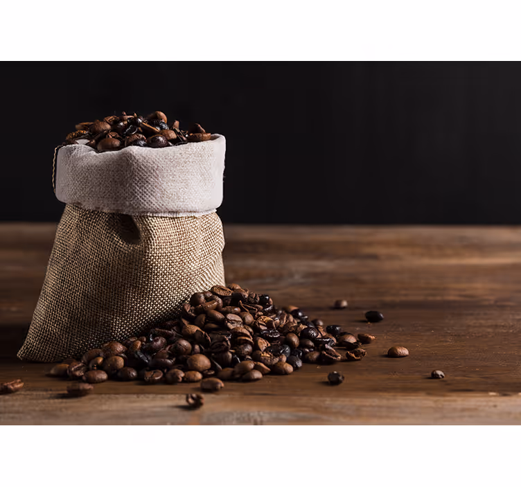 Coffee Bean Bag wall mural music - TenStickers