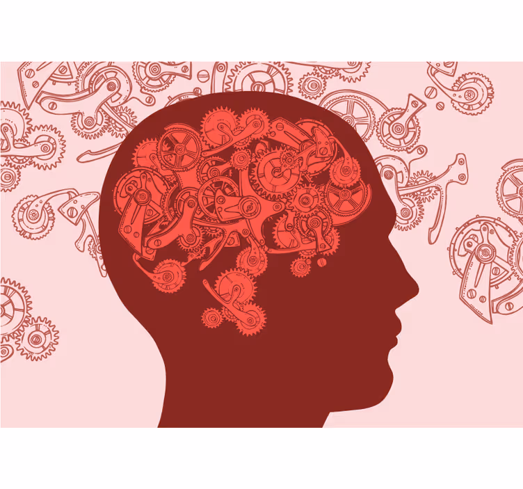 Creative Mechanisms Mind wall mural painting - TenStickers
