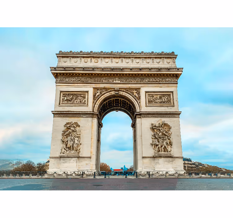 Wall mural paris iconic paris landmark - TenStickers