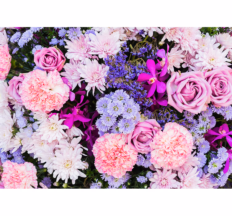 Floral Bouquet Arrangement flowers wall mural - TenStickers