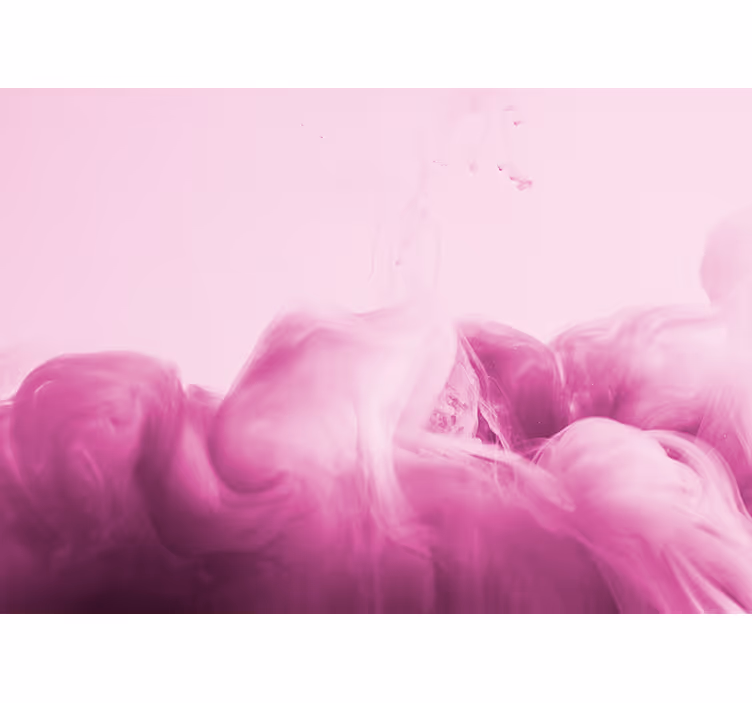 Abstract mural wallpaper pink smoke flow - TenStickers