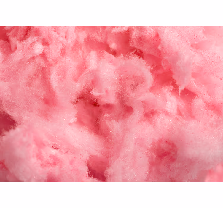 Flowers wall mural fluffy pink texture - TenStickers