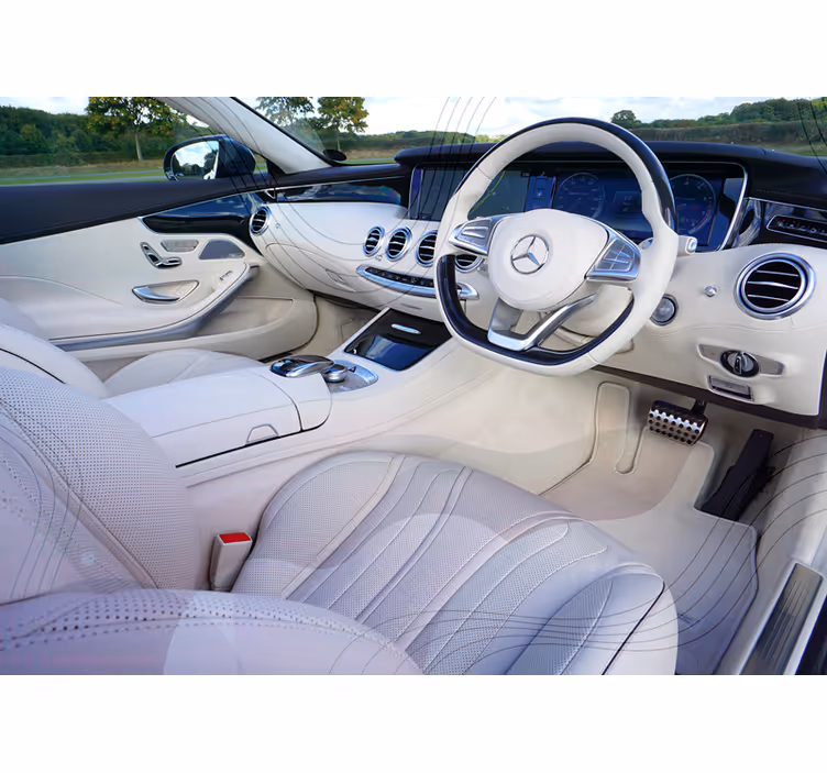 Automotive wall murals luxury car interior - TenStickers