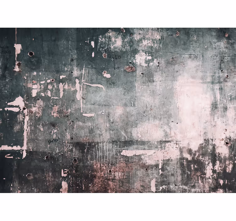 Wall mural pattern distressed surface design - TenStickers