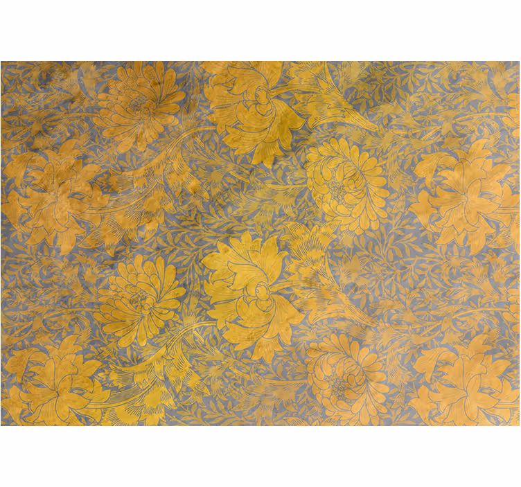 Flowers wall mural floral design composition - TenStickers