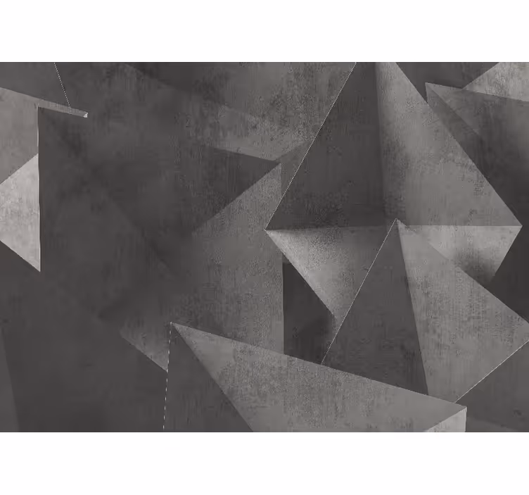Abstract mural wallpaper geometric shapes design - TenStickers