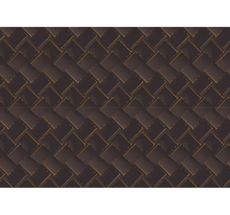 Wall mural pattern textured brown design - TenStickers