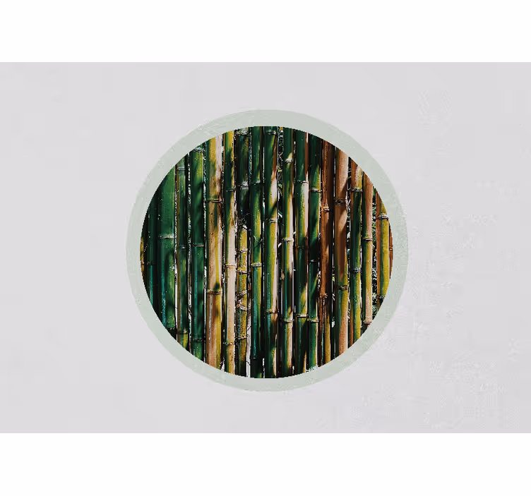 3d mural wallpaper verdant bamboo grove - TenStickers