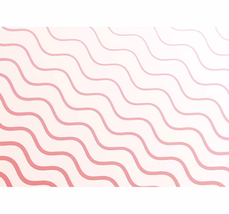 Flowing wave pattern wall mural pattern - TenStickers