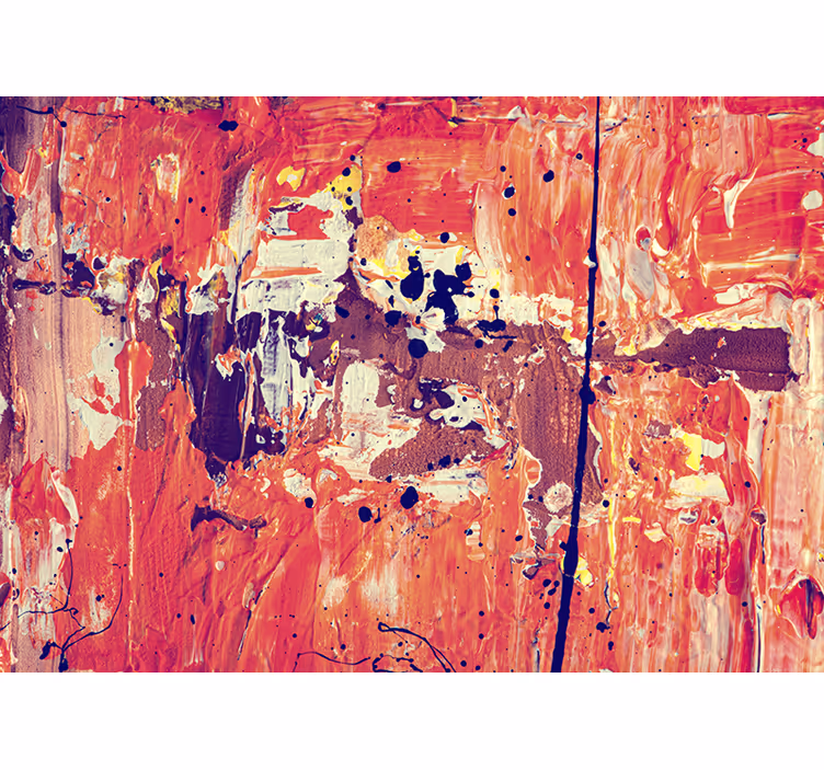 Abstract mural wallpaper vibrant abstract art - TenStickers