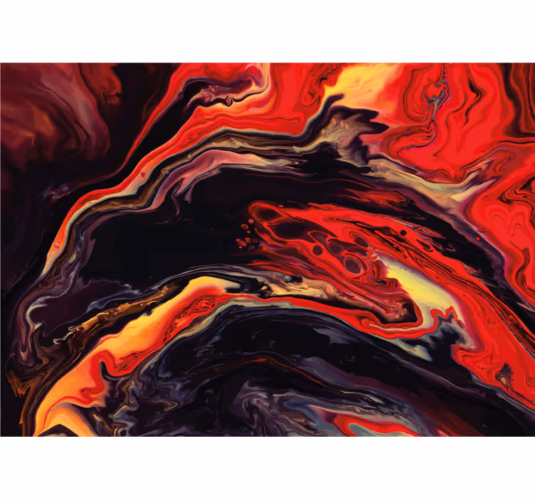 Abstract mural wallpaper with dynamic swirling patterns - TenStickers