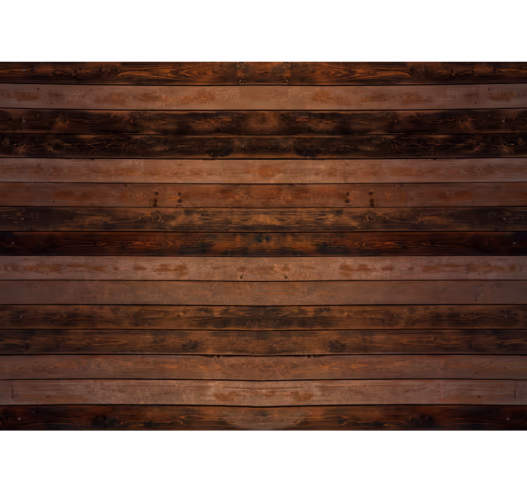 Wall mural wood natural timber planks - TenStickers