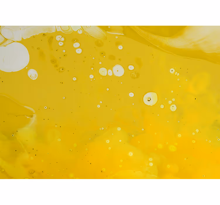 Abstract mural wallpaper swirling yellow designs - TenStickers