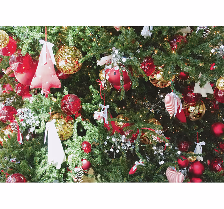 Wall mural christmas festive holiday decorations - TenStickers