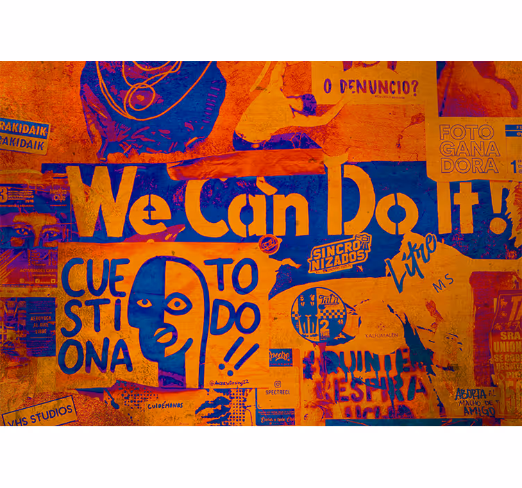 Urban art wall mural empowered expression - TenStickers