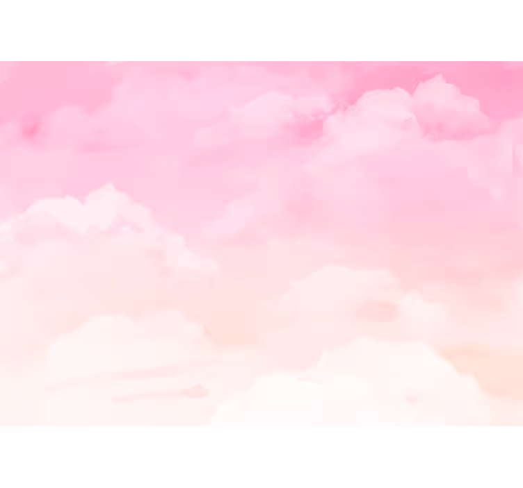 Wall mural pattern soft cloud design - TenStickers