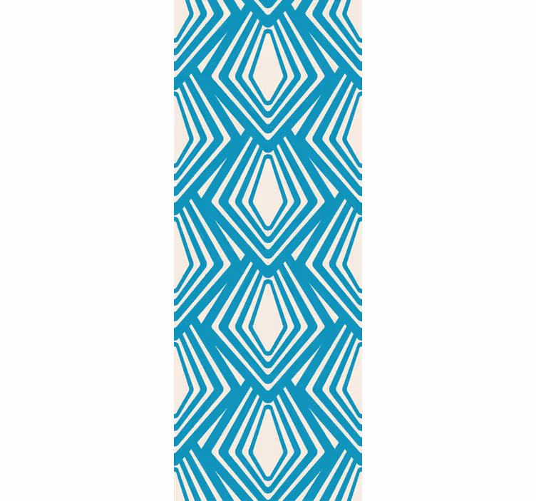 Wall mural pattern geometric diamond design - TenStickers