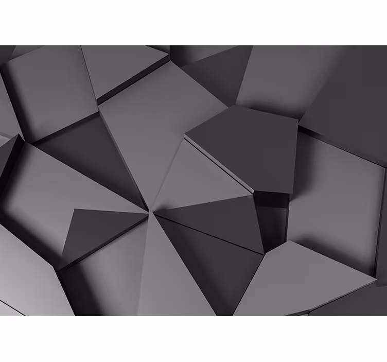 Geometric Structure Surface wall mural pattern - TenStickers