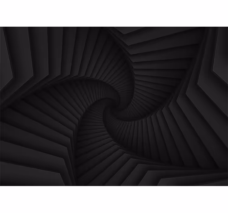 Abstract mural wallpaper intricate spiral design - TenStickers