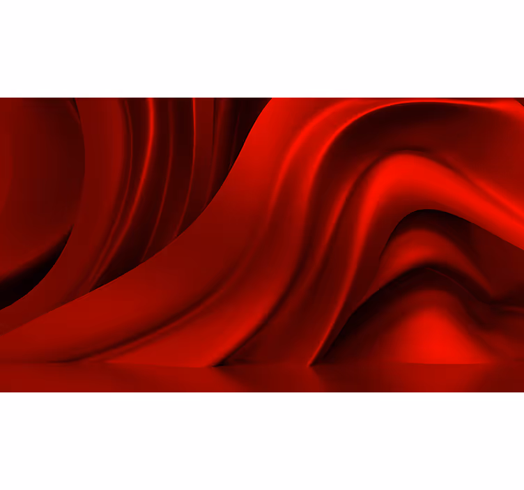 Satin wave pattern wall mural pattern - TenStickers
