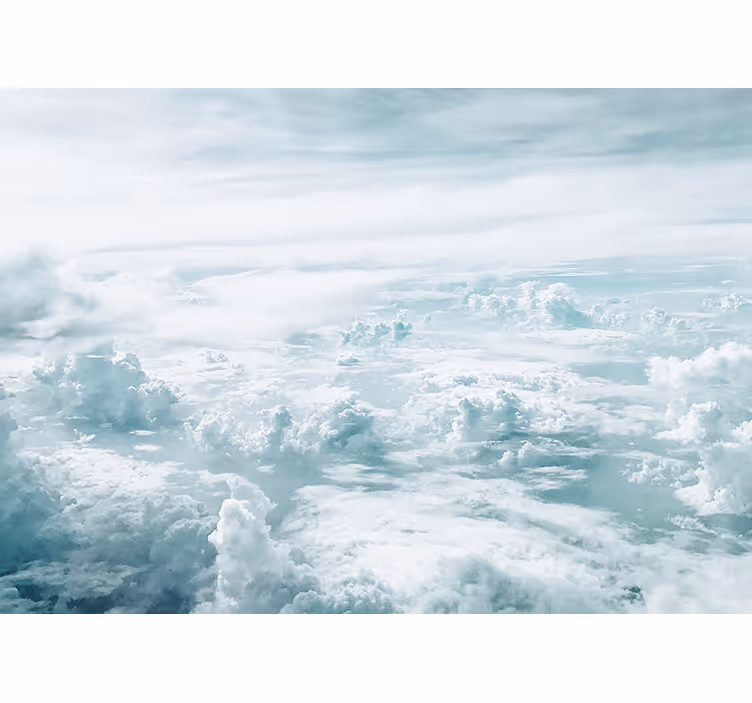 Sky mural wallpaper overcast horizon view - TenStickers