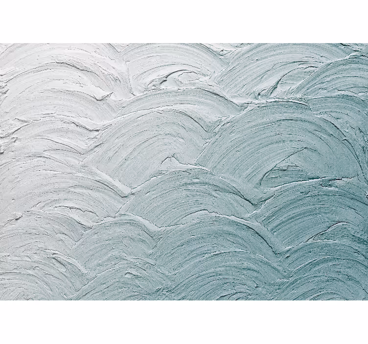 Wall mural pattern textured wave design - TenStickers