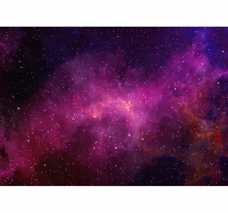 Space wall mural cosmic purple vortex - TenStickers