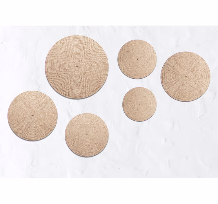 Other wall mural pattern natural circle designs - TenStickers