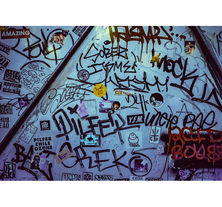 Urban tagging art urban art wall mural - TenStickers